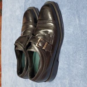 Host Pick! Men's 11 D Florsheim Black Leather Dress Shoes